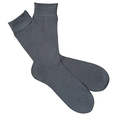 Image of Jasmine Silk Men Pure Evening Socks Thermal (Grey)
