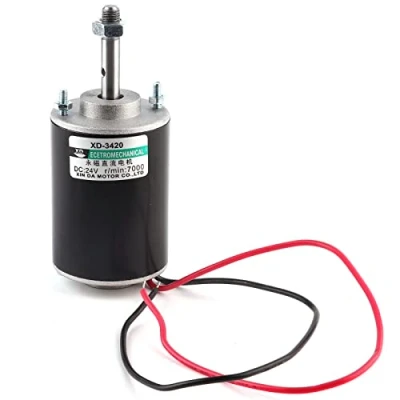 Image of TOPINCN Permanent Magnet Motor Dc 12/24V 30W High Speed Cw/Ccw Reversible Electric Gear Low Noise for DIY Generator(6000Rpm(24V))