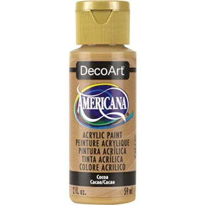 Image of DecoArt Americana 2 oz Acrylic Multi Purpose Paint, Cocoa