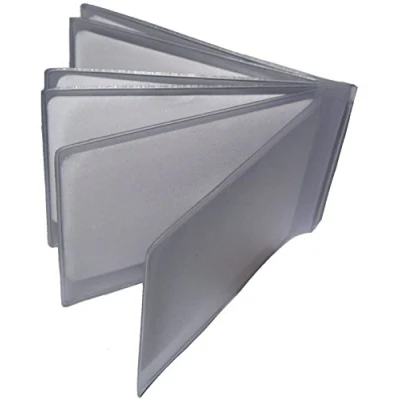 Image of Replacement Credit Card Purse / Wallet Insert Sleeves for Cards (6 Landscape)