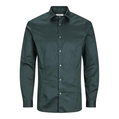 Image of Jack &amp; Jones Premium Parma Formal shirt Darkest spruce, Men&#039;s, Size: Small, spruce