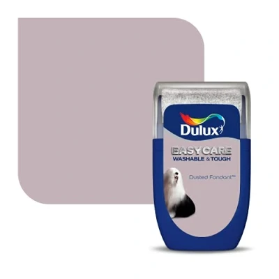 Image of Dulux Easycare Washable &amp; Tough Tester Paint, Dusted Fondant, 30 ml,grey