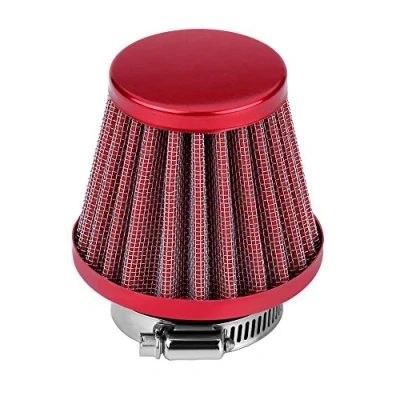 Image of Air Intake Filter, Universal 38mm 125cc Filter Pit Bike Induction Kit for Off road Motorcycle Atv Quad Dirt (Red)