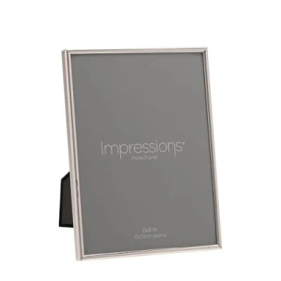 Image of Impressions by Juliana Photo Frame 815668 Chrome 6&#039;&#039;x8&#039;&#039;