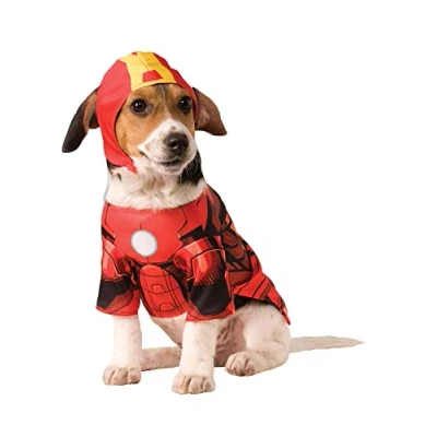 Image of Rubie&#039;s Official Pet Dog Costume, Iron Man X Large Halloween