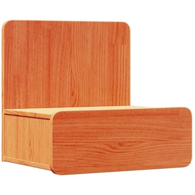 Image of vidaXL Wall mounted Bedside Table Wax brown 44 x 32.5 40 cm