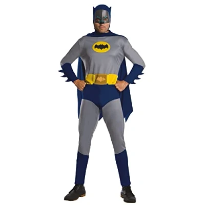 Image of Rubie&#039;s 300543STD000 DC Comic Batman 1966 Version Costume, Men, Multicolour, STD