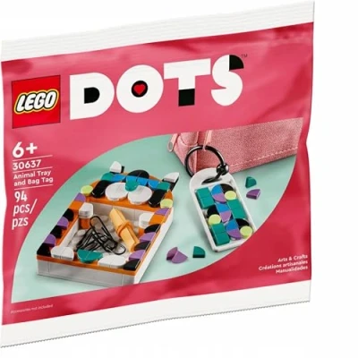 Image of LEGO DOTS Animal Tray and Bag Tag 30637 Polybag