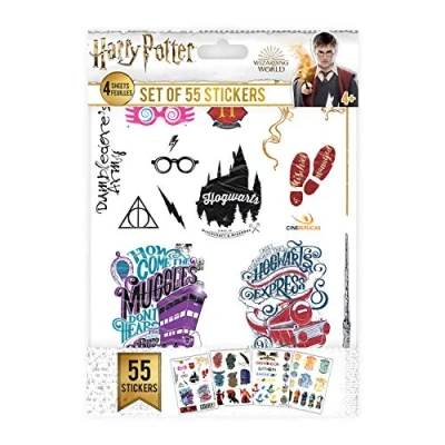 Image of Cinereplicas Harry Potter Logos Stickers (Set of 55) Official Licensed