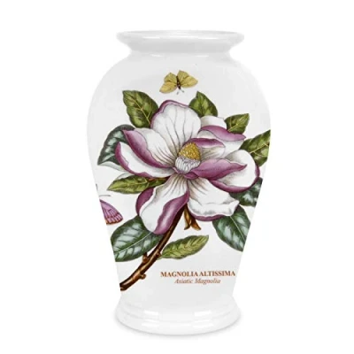 Image of Portmeirion Home &amp; Gifts BGHA58050 8&quot; Canton Vase Magnolia, Ceramic