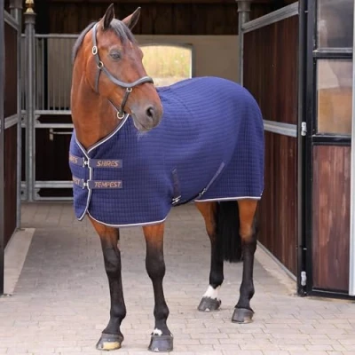 Image of Shires Tempest Original Tech Cooler Rug Ink Blue 5ft9