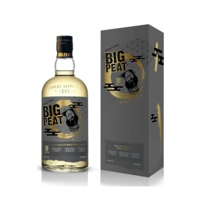 Image of Big Peat Blended Malt Scotch Whisky, 70cl, 48% Mizunara Cask Finish With Gift Carton UK