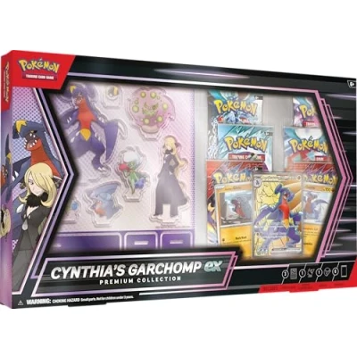 Image of Pokémon TCG: Cynthia’s Garchomp ex Premium Collection (3 Foil Cards &amp; 6 Boosters)