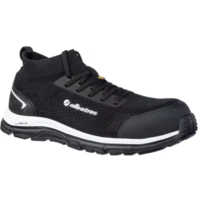 Image of ALBATROS Men Ultimate Impulse Black Low 646720 42 ESD Safety Shoe S1P Size: 1 Pair, EU