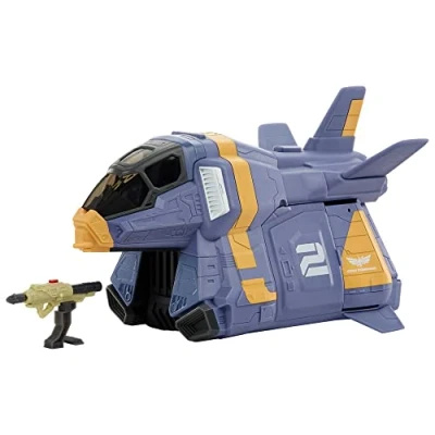 Image of Disney Pixar Lightyear Armadillo Spacecraft Vehicle 8 Inch Tall, Fits 5 Figures, Detailed Authentic Design, Kids &amp; Collectors Gift Ages 4 Years Up, HHJ55