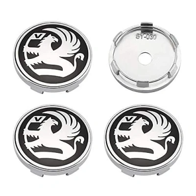 Image of HFLKKC 4pcs Car Hub Centre Caps, For Opel Vauxhall Astra k Insignia Vectra Crossland Corsa, 56mm, Waterproof Wheel Cover, Wear Resistant Rim Caps Replacements, Protectors Accessories