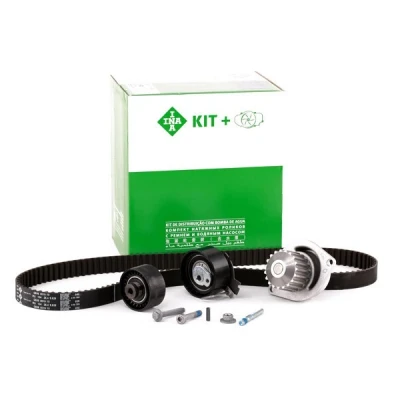 Image of 0816E0, 0816H6, 0829A0, 0829A1, 0829C8 water pump + Timing Belt Kit INA 530 0379 30 with 25,4mm PEUGEOT: Partner II Van, 208 I Hatchback
