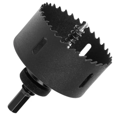 Image of HSAWBIT HSS Bi Metal 85mm Hole Saw, M42 Fast Cut Extra Cobalt Cutter 45mm Cutting Depth, For Stainless Mild Sheet Wood Plastic Various Materials