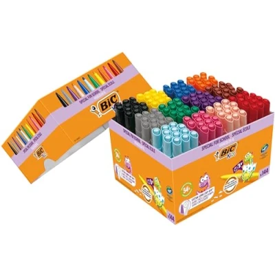 Image of BIC Kids Visacolor XL Colouring Pens 144 Classpack