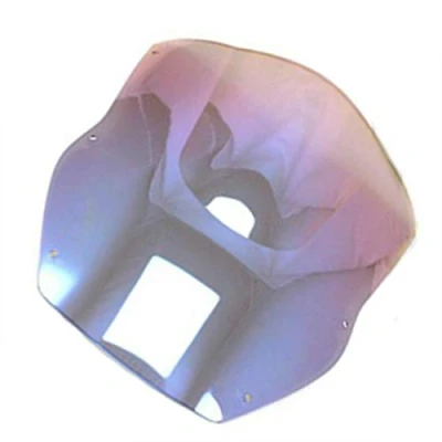 Image of Double Bubble Motorbike Street Bike Windshield For Kawasaki Ninja ZX12R ZX 12R 2000 2001 (Iridium)