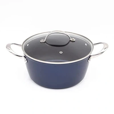 Image of Blackmoor Blue Pro 5 24cm Casserole Pot