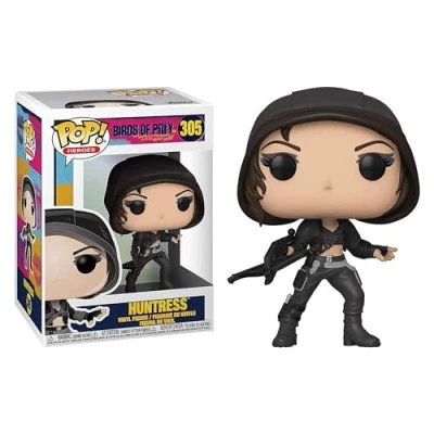 Image of Funko POP! Heroes: Birds Of Prey Huntress, 9 Cm Collectable Vinyl Figure Gift Idea Official Merchandise Toys for Kids &amp; Adults Movies Fans Model Collectors and Display