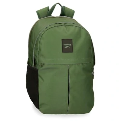 Image of Reebok Arlie Backpack Double Compartment Green 33x48x17cm Polyester 26.93L