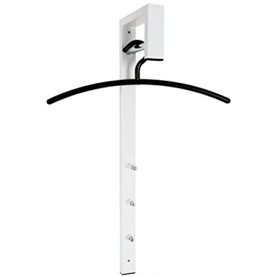 Image of HAKU Mobel Wardrobe Chrome, White, Metal Size: W 4 cm X H 70 D 20 cm, Style: Modern