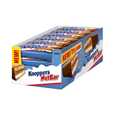 Image of Knoppers Nut Bar, 40 g (Pack of 24)