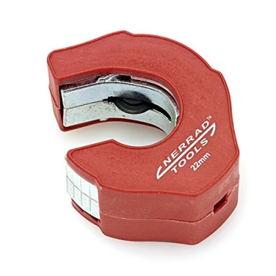 Image of NERRAD Tools NT3022 Ratchet Action Copper Tube Cutter, Red/Silver, 22 mm