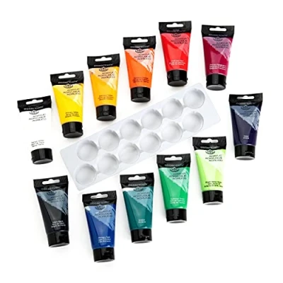 Image of Royal &amp; Langnickel 75ml Acrylic Painting Colour (Pack of 12)