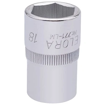 Image of Elora Hexagon Socket, 1/2&quot; Sq. Dr., 18mm