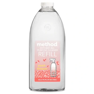 Image of Method Antibacterial Spray Refill, All Purpose Cleaner, Peach Blossom, 2L