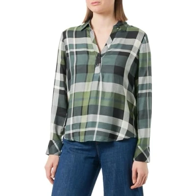 Image of s.Oliver Women&#039;s Long Sleeved Blouse, Green, 34, 8