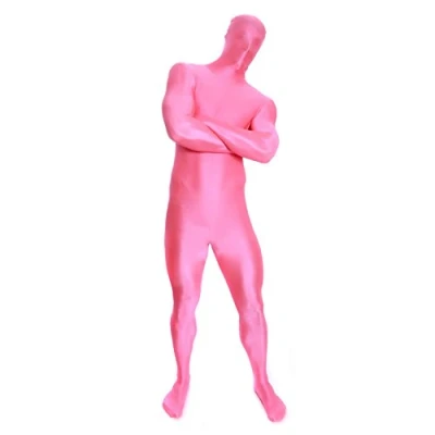 Image of Morphsuit Full Body Costume Pink, L Original Bodysuit For Adults &amp; Kids Super Stretch Suit Great DIY Party Outfit Halloween, Cosplay, Fancy Dress Men Women