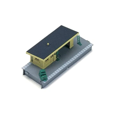 Image of Hornby R510 OO Gauge Platform Shelter Model Railway Accessories, Miniature Diorama Scenery for Train Sets Lifelike Scale 1:76