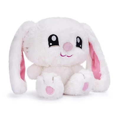 Image of Posh Paws 37348 Moshi Sleepies Nodkins The Bedtime Bunny 8&quot; Soft Toy (21cm), White