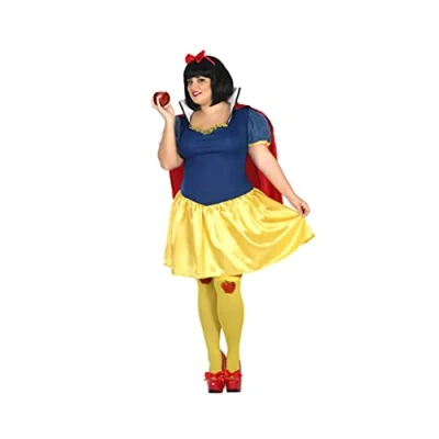 Image of ATOSA 31483 Costume Fairytale Princess Woman Yellow Carnival, XXL, 44/46
