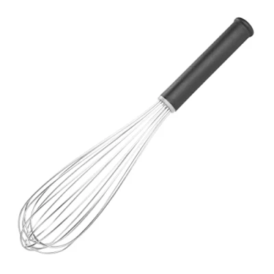 Image of Vogue DA044 Heavy Duty Whisk, Black Vinyl Handle, 350mm Length