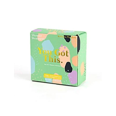 Image of You Got This Shower Steamers Ginger, Grapefruit and Orange Scented Wellness Wonders Pack of 8 Bombs Pampering Gift Idea