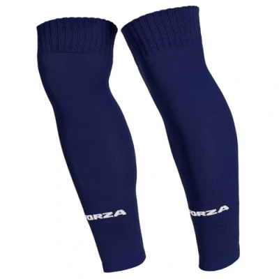 Image of FORZA Classic Pre Cut Football Socks Knee High Sports for Comfort &amp; Performance Ideal Training Matches (UK, Alpha, L, XL, Regular, Navy)