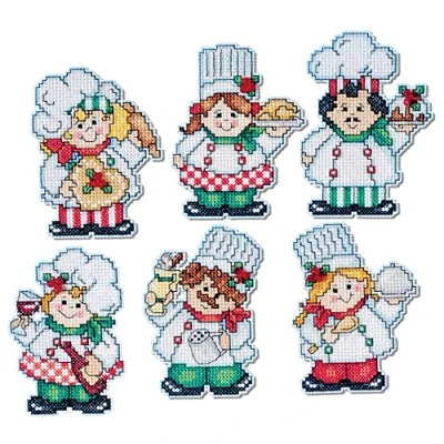 Image of Design Works Cross Stitch Ornament Kit, Cooking Up Christmas, 1