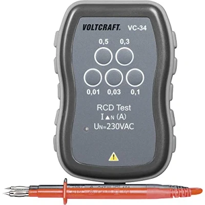 Image of VOLTCRAFT VC 34 Rapid Verifier FI Differential Switch Control Device