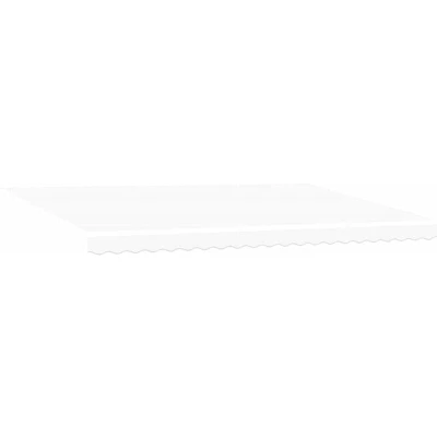 Image of vidaXL Awning Replacement Fabric for 5x3.5 m Frame White