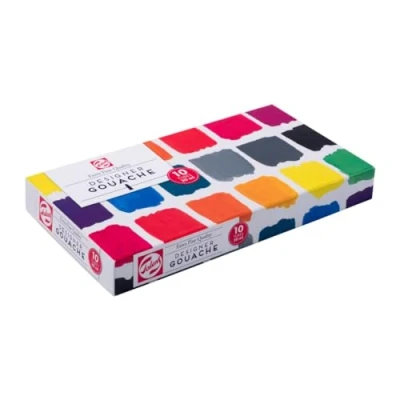 Image of Talens Gouache Extra Fine Base Set 10 x 20 ml