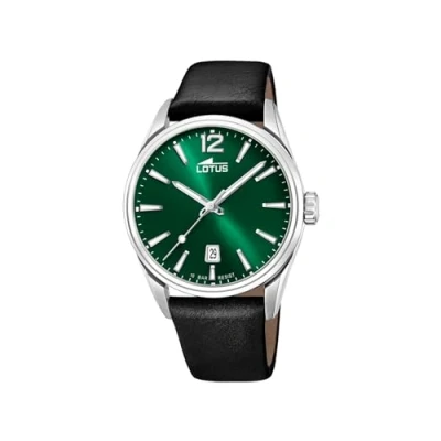 Image of Lotus Men Analog Quartz Watch with Leather Strap 18693/4