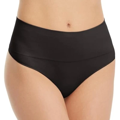 Image of Spanx Womens Thong, Black, S UK