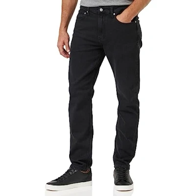 Image of Calvin Klein Jeans Men&#039;s Slim Taper J30J323689 Pants, Denim (Denim Black), 28W / 34L