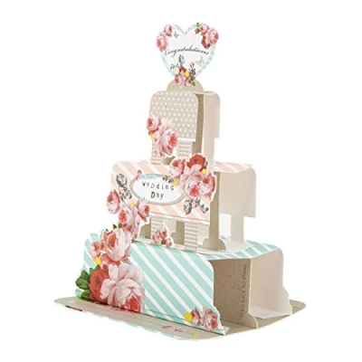 Image of Hallmark Medium Contemporary 3D Design Wedding Card