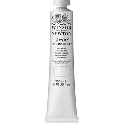 Image of Winsor &amp; Newton 1237748 200ml Artists&#039; Oil Colour Zinc White